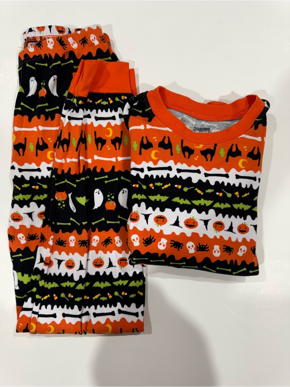 EUC Gymboree Halloween PJ Set